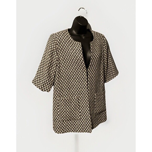 Norm Thomson‎ Womens Wool  Blazer Jacket Hidden Hook & Eye Closure - Picture 1 of 7